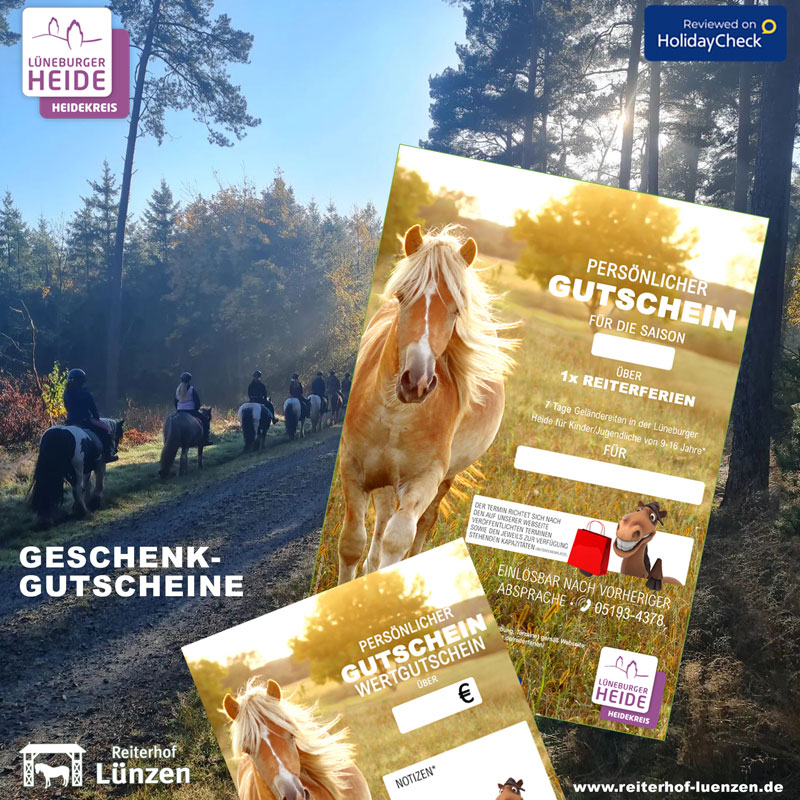 Gutscheine Reiterhof Lünzen