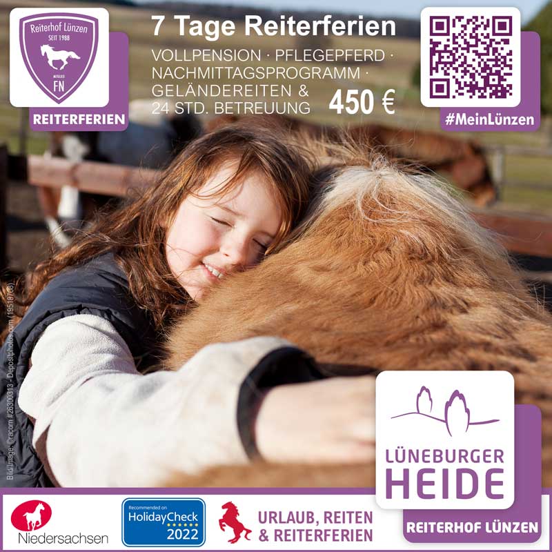 7-Tage-Kinder-Ferienprogramm-Schulferien-Reiterferien-Reiten-Pferde-Vollpension-Betreuung-Freizeitgestaltung-Reiterhof-Ferienhof-Luenzen-Lueneburger-Heide-Niedersachsen