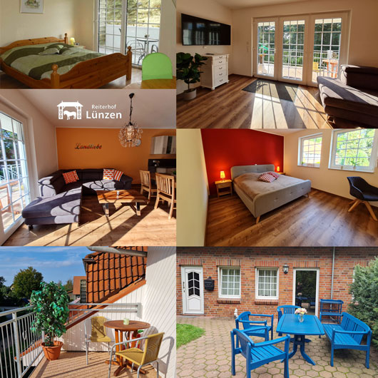 Wohnen & Wohlfühlen auf dem Reiterhof Lünzen